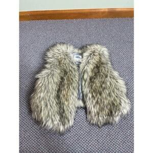 Old Navy Toddler Faux Fur Vest 4T